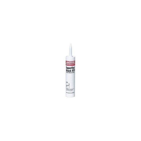 Loctite Silicone Sealant, SUPERFLEX BLACK RTV SILICONE ADHESIVE SEALANT, Size: 300 ml, LOC59375 - main